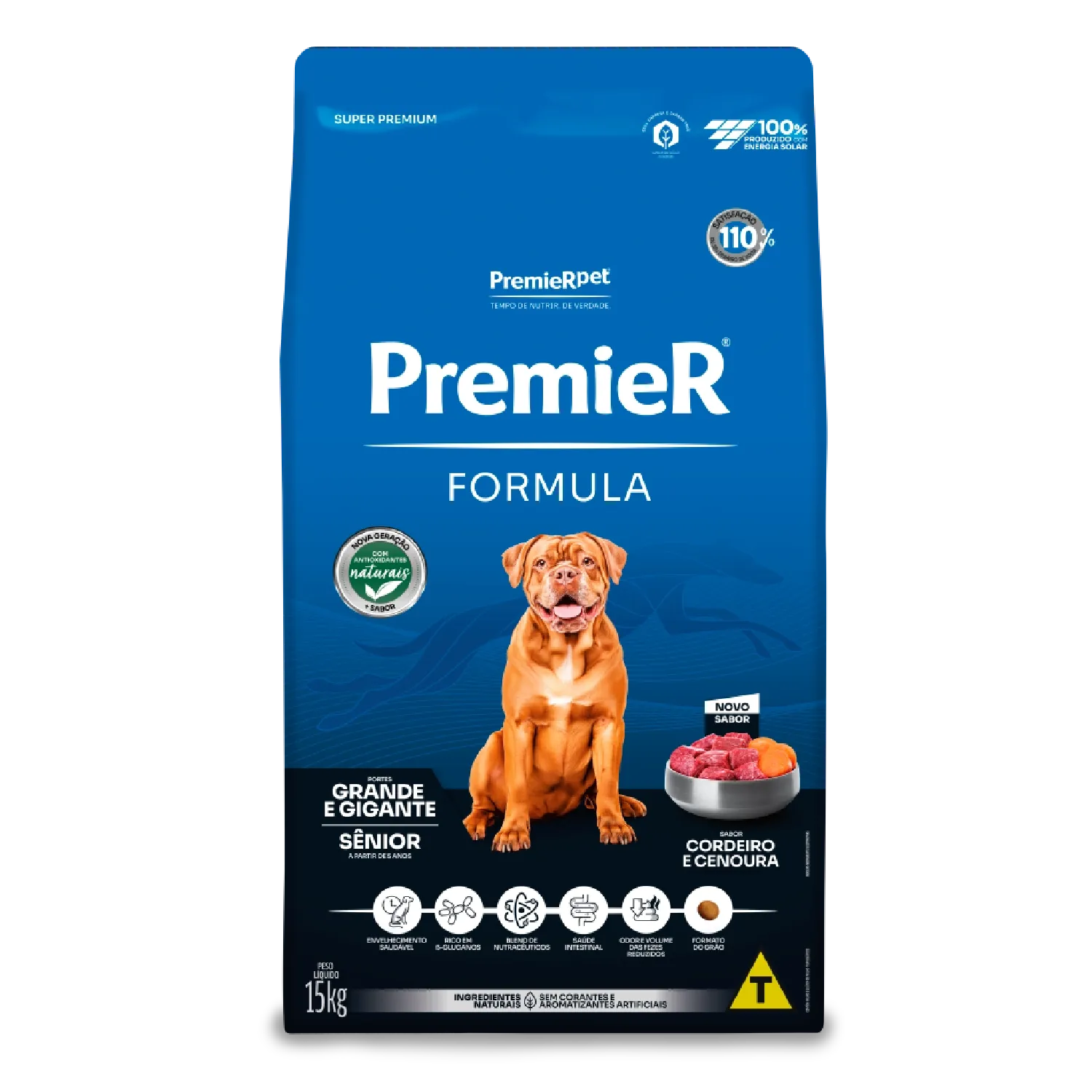 Ração Premier Formula Cães Sênior Raças Grandes e Gigantes Cordeiro